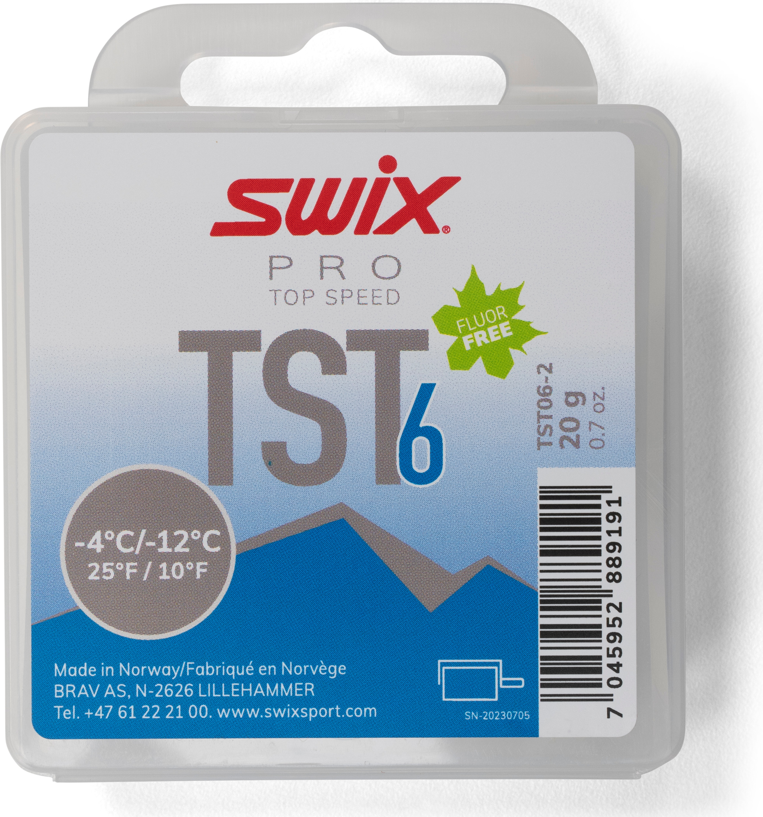 Swix TS6 Turbo Blue -4°C/-12°C 20g Nocolor