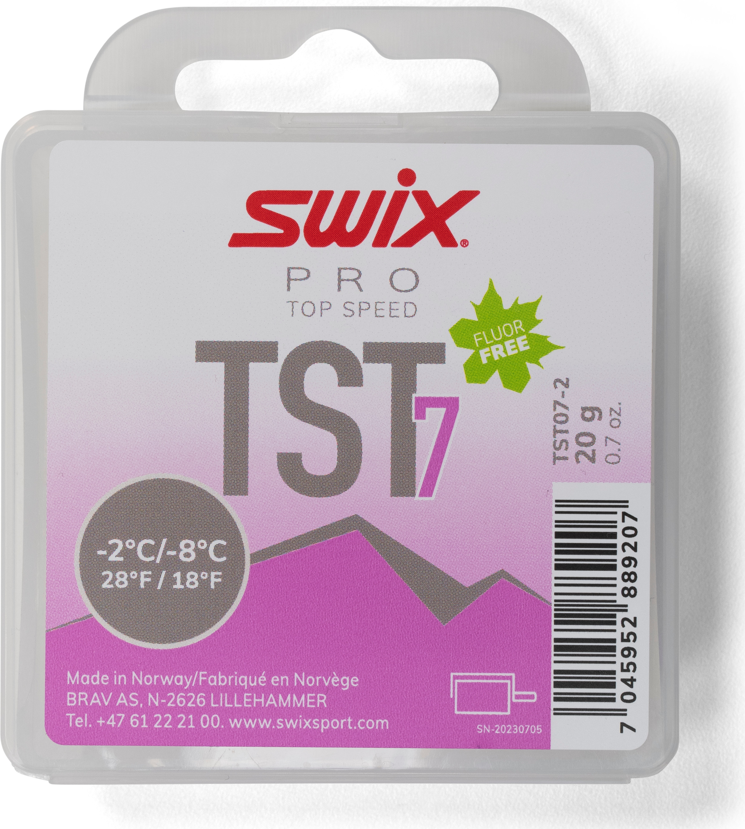 Swix TS7 Turbo Violet -2°C/-7°C 20g Nocolor