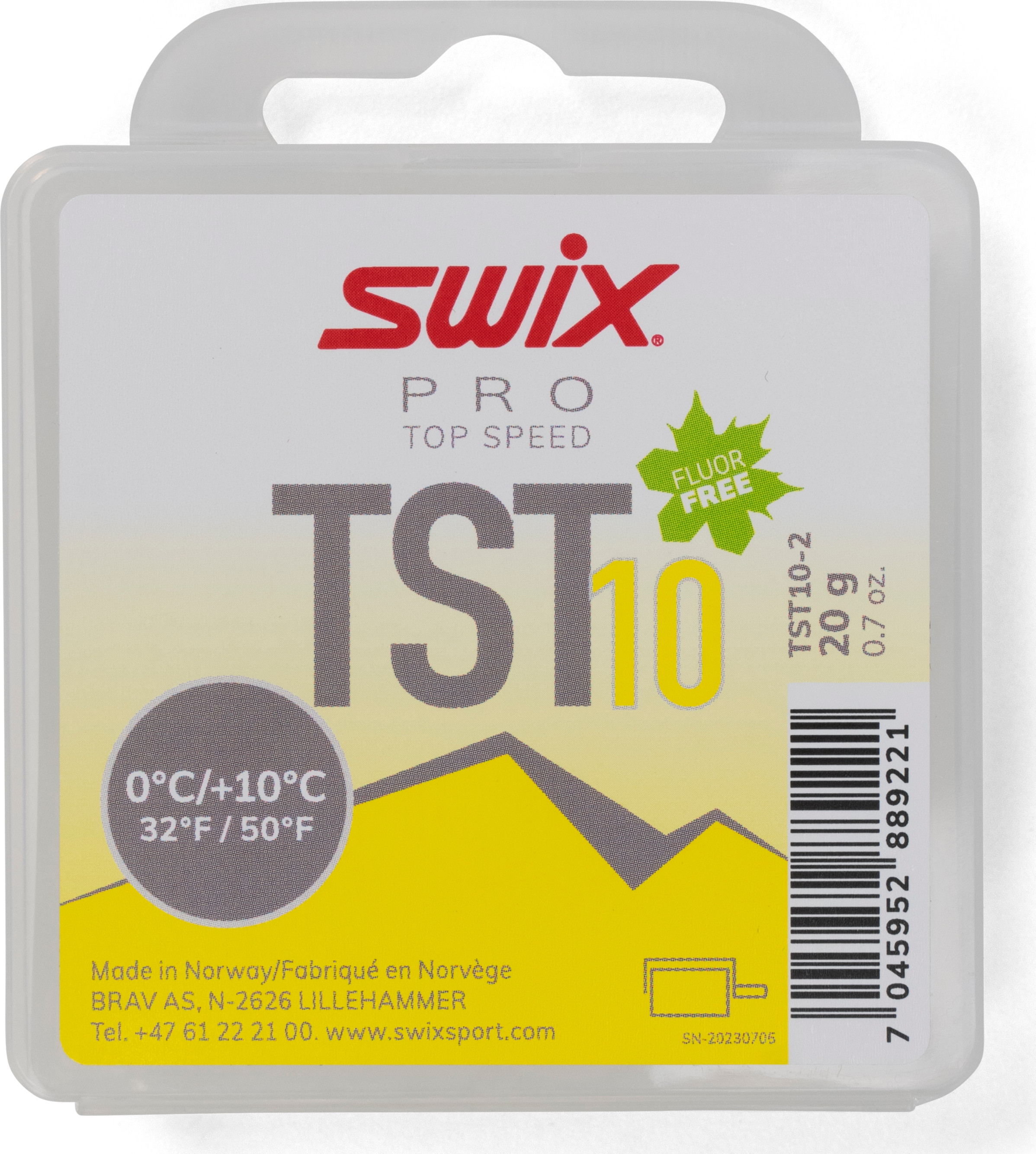 Swix TS10 Turbo Yellow 0°C/+10°C 20g Nocolor