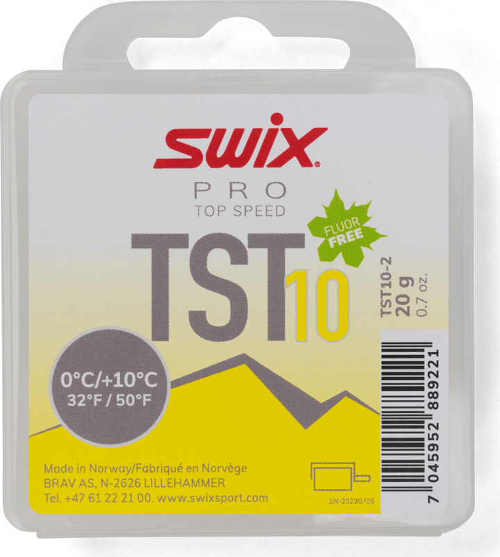 Swix TS10 Turbo Yellow, 0°C/+10°C, 20g Nocolor Swix