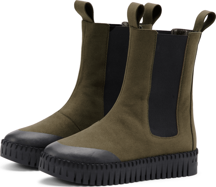 Ilse Jacobsen Women's Tulip Long Chelsea Boot Deep Olive Black Ilse Jacobsen