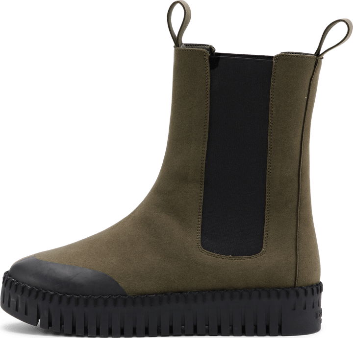 Ilse Jacobsen Women's Tulip Long Chelsea Boot Deep Olive Black Ilse Jacobsen