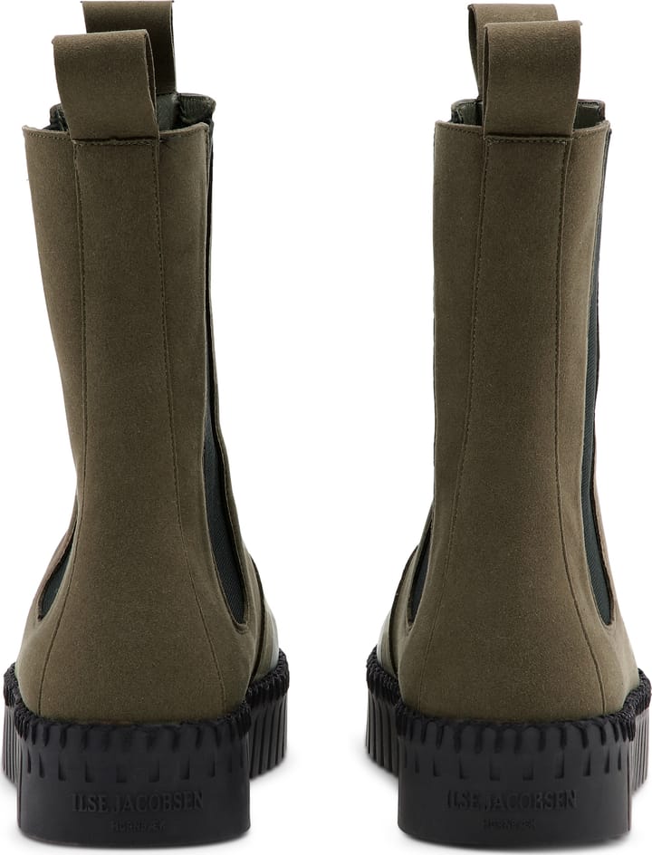 Ilse Jacobsen Women's Tulip Long Chelsea Boot Deep Olive Black Ilse Jacobsen