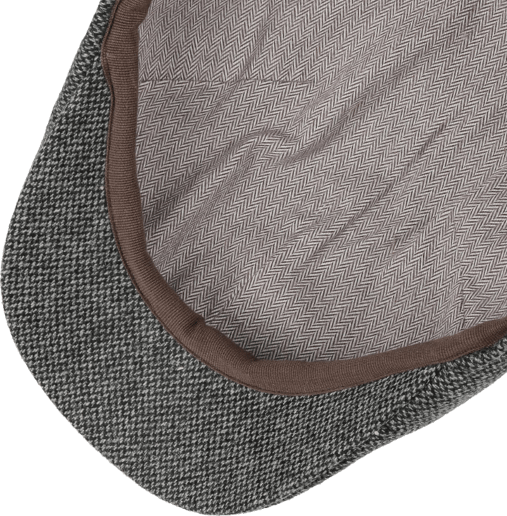 Stetson Men's Texas Fine Herringbone Flat Cap Antracite Stetson