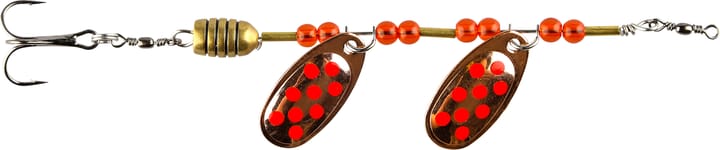 iFish The Barrel Twin 10 cm Copper with Red Dots iFish