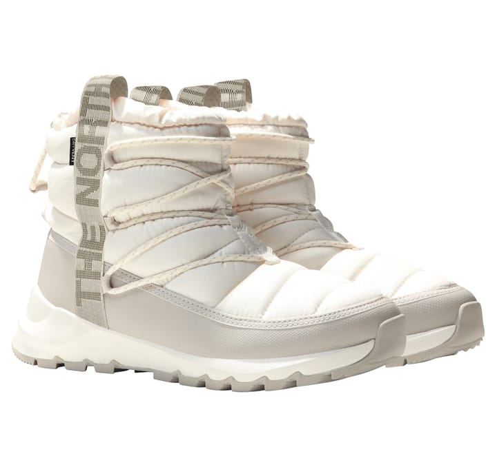 The North Face Women's Thermoball Lace Up Waterproof Gardenia White/Silver Grey The North Face