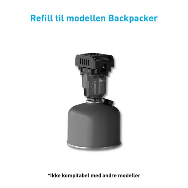 ThermaCELL Mot Mygg Backpacker Refill 48 Timer ThermaCELL