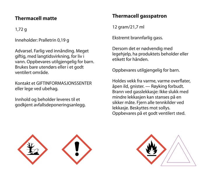 ThermaCELL Mot Mygg Refill R4 ThermaCELL