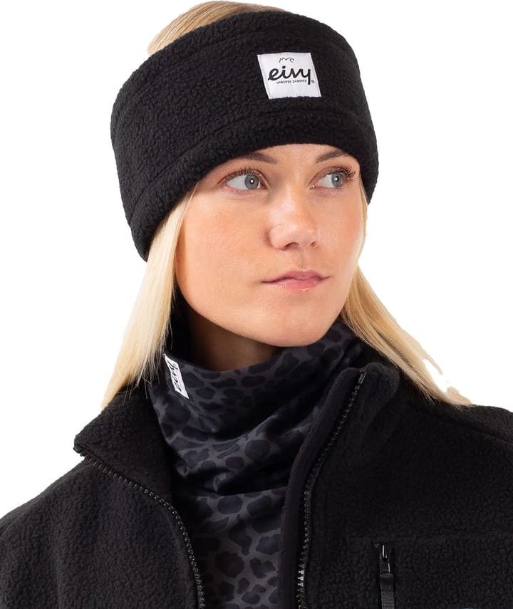 Eivy Women's Throwback Sherpa Headband Black Eivy