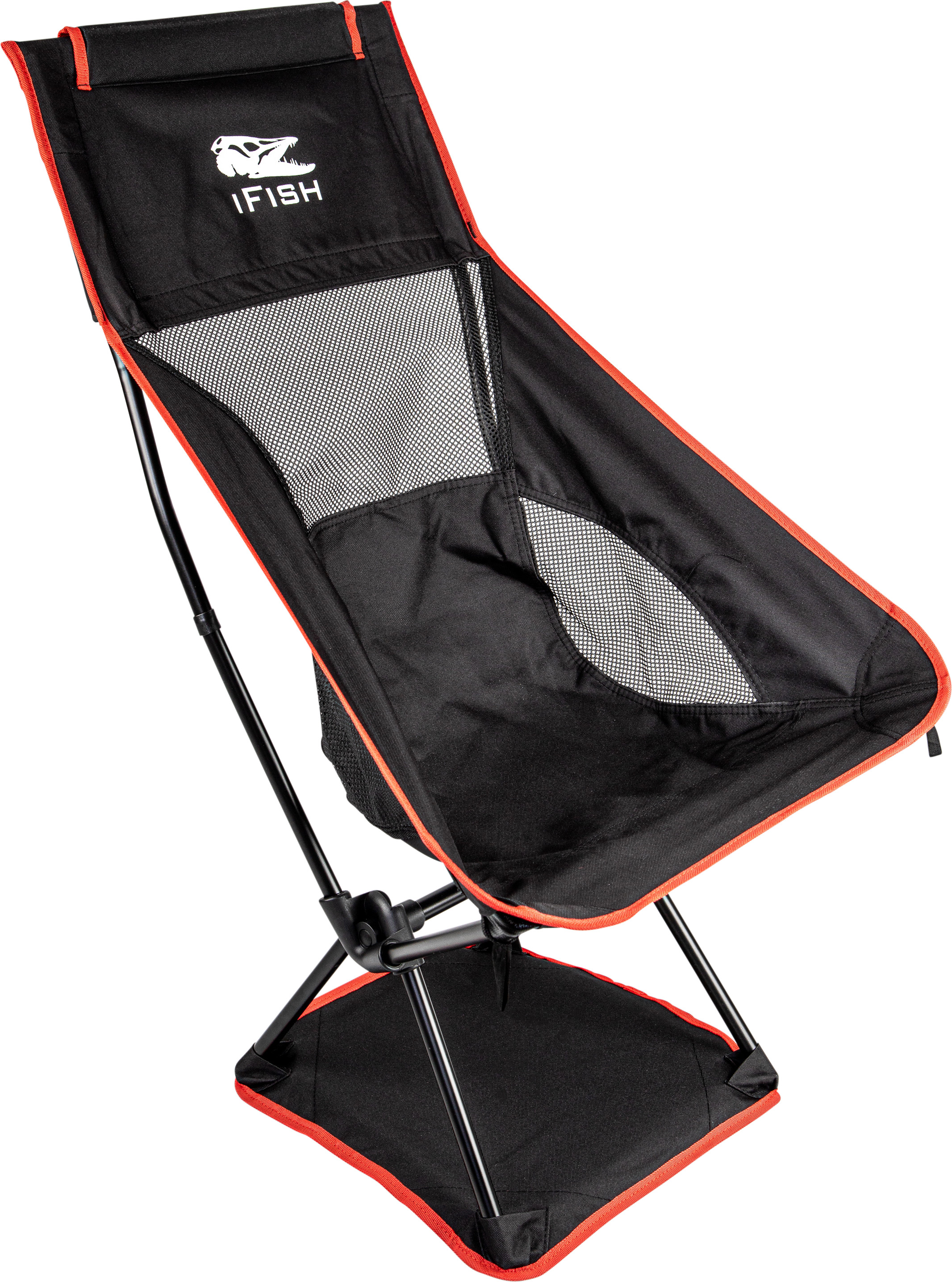 iFish Camping Chair Tronen Black/Red