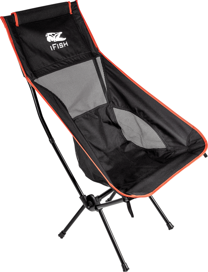 iFish Camping Chair Tronen Black/Red iFish