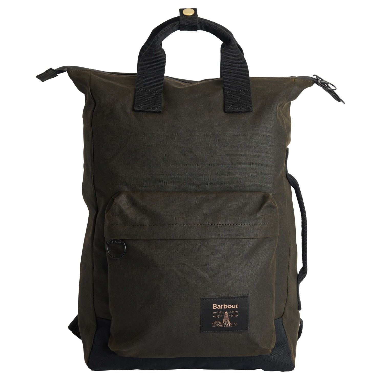 Barbour Field Wax Backpack Olive