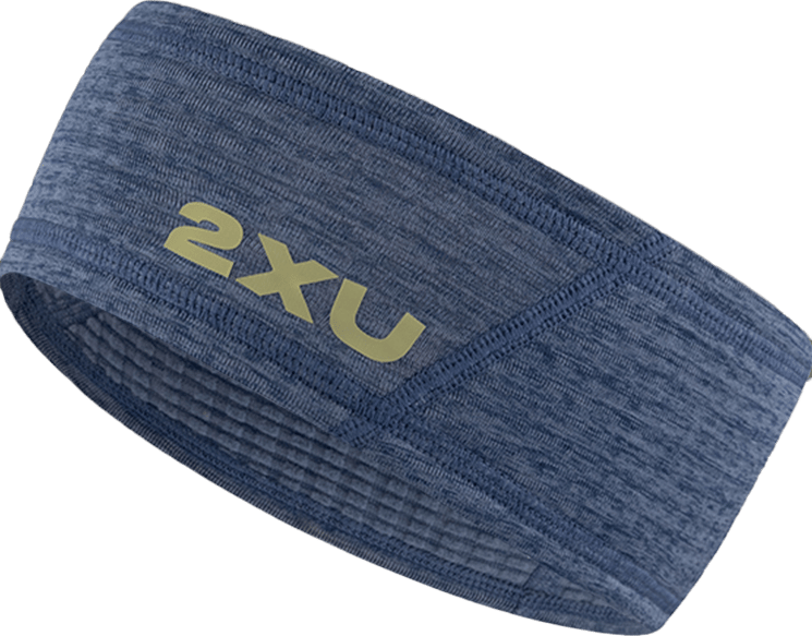 2XU Ignition Headband Indigo/Halogen Reflective