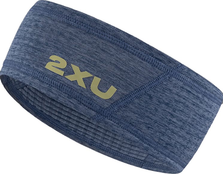 2XU Ignition Headband Indigo/Halogen Reflective