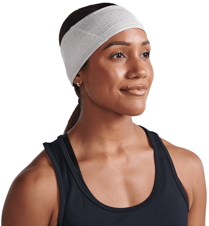 2XU Ignition Headband Moon/White Reflective 2XU