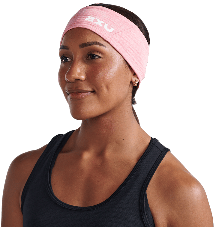 2XU Ignition Headband Pink Glow/White Reflective 2XU