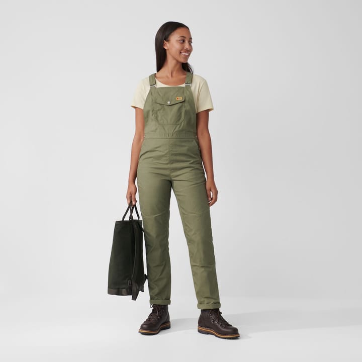 Fjällräven Women's Vardag Dungaree Trousers Dusty Rose Fjällräven