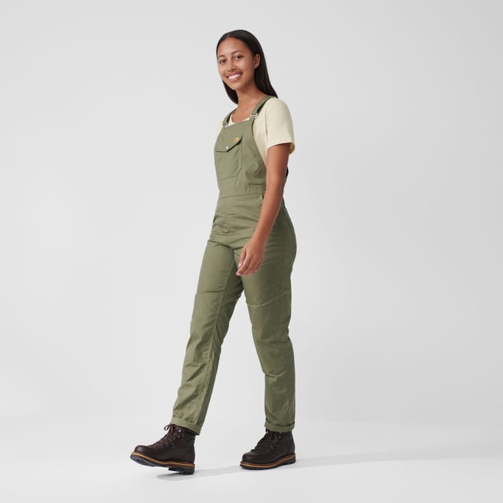 Fjällräven Women's Vardag Dungaree Trousers Dusty Rose Fjällräven