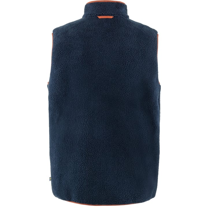 Fjällräven Men's Vardag Pile Fleece Vest Navy-Autumn Leaf Fjällräven