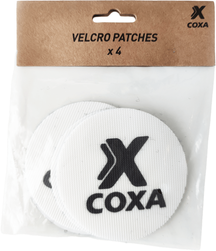 Coxa Carry Velcro Patches x 4 White/Black Coxa Carry