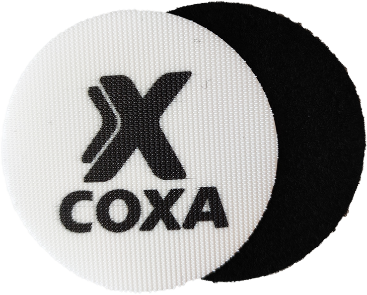 Coxa Carry Velcro Patches x 4 White/Black