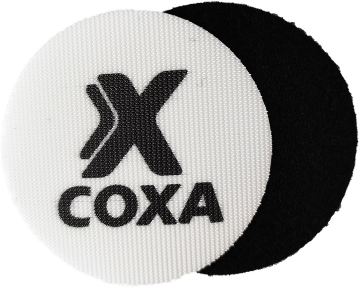 Coxa Carry Velcro Patches x 4 White/Black Coxa Carry