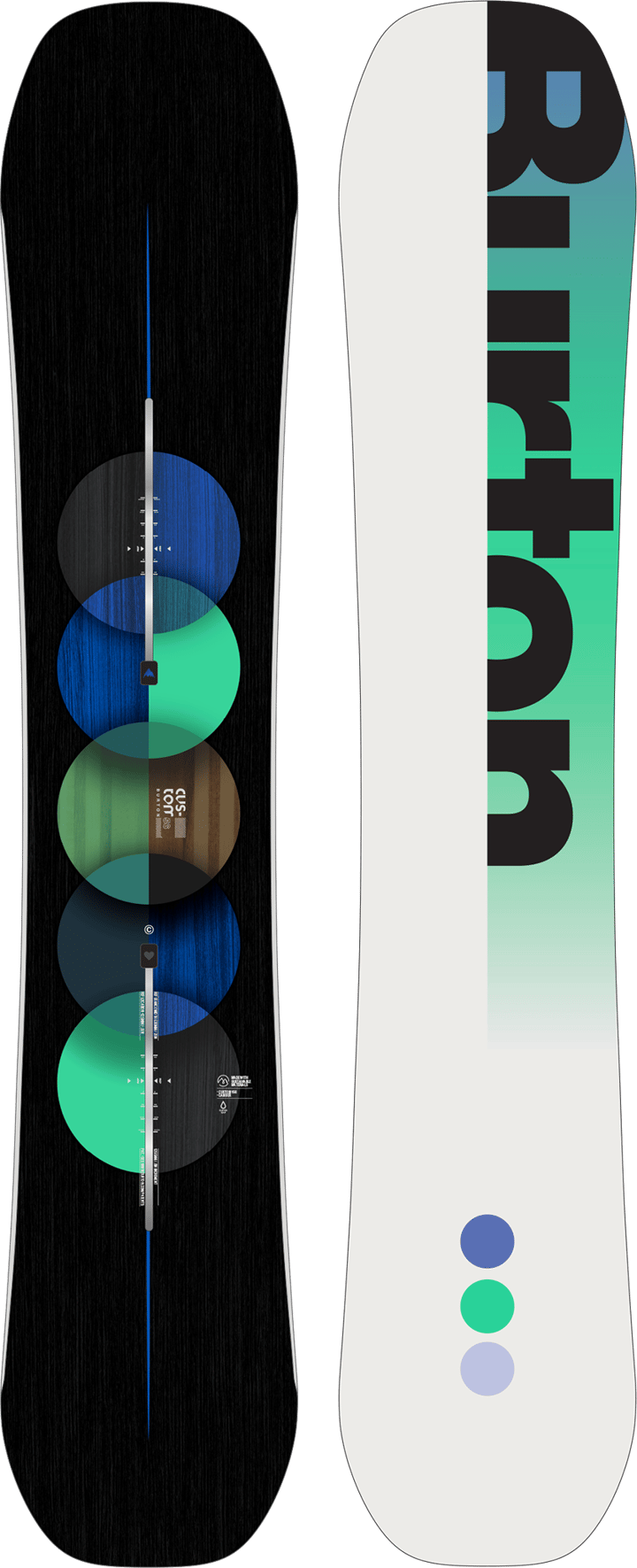 Burton Men's Custom Camber Snowboard Graphic Burton