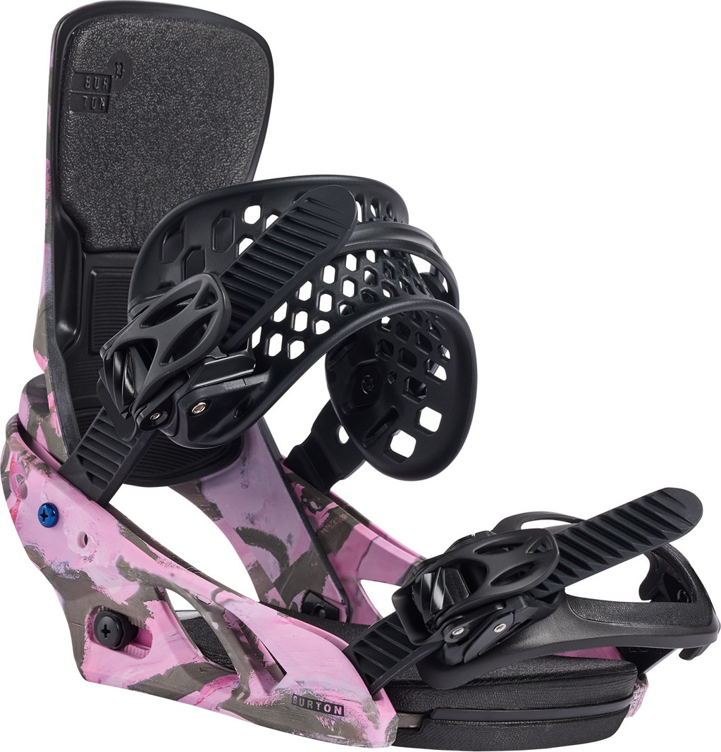 Burton Women’s Lexa X Re:Flex Snowboard Bindings Gray/pink