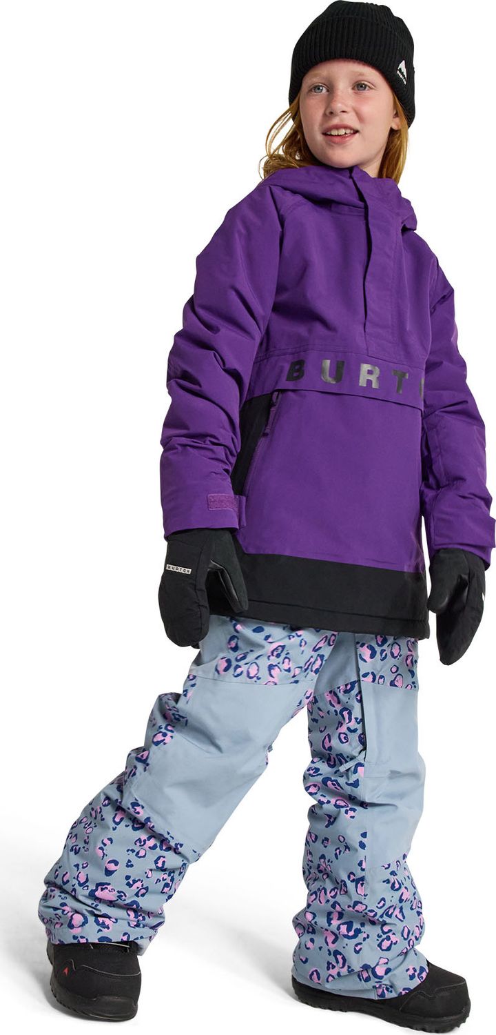 Burton Kids Frostner Anorak Imperial Purple/true Black Burton