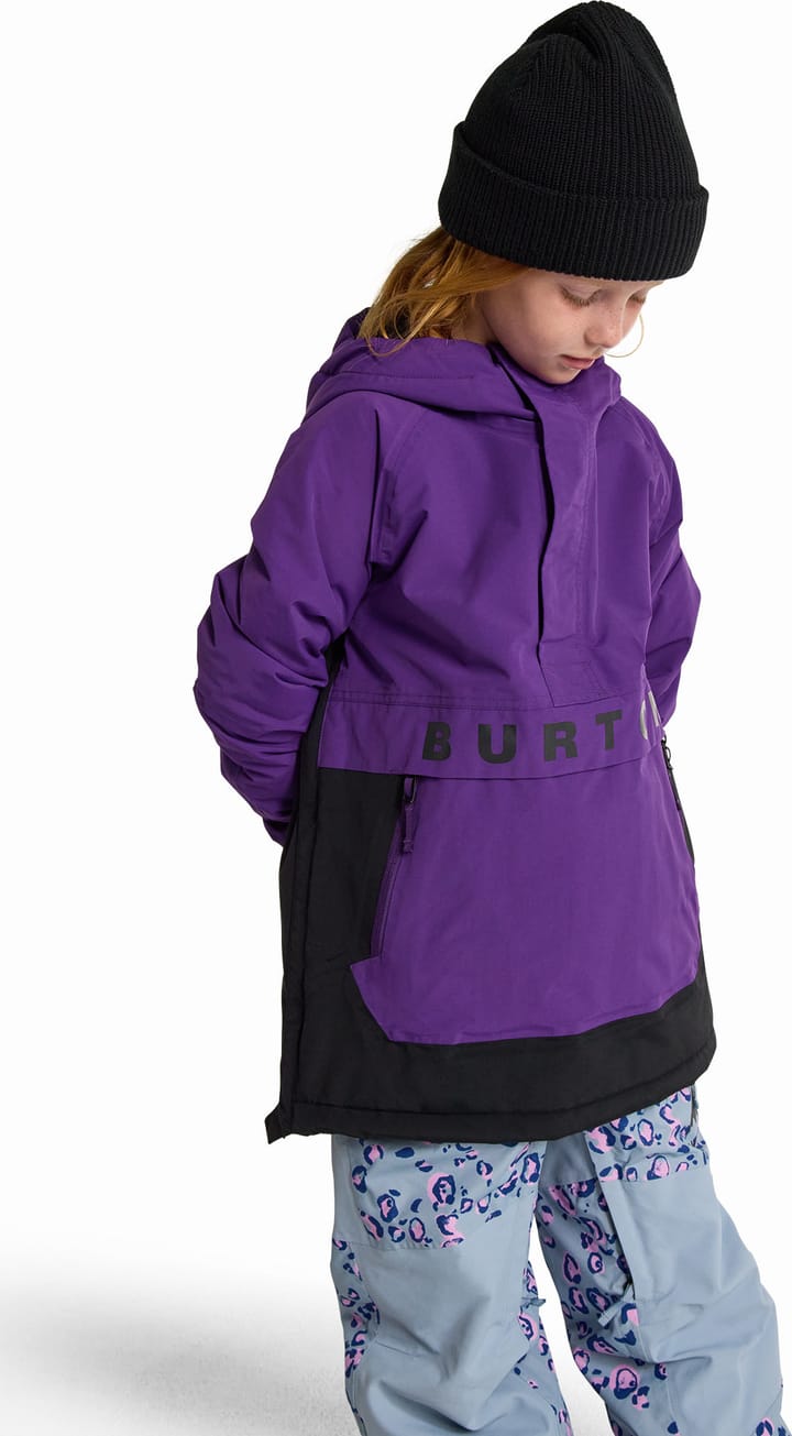 Burton Kids Frostner Anorak Imperial Purple/true Black Burton