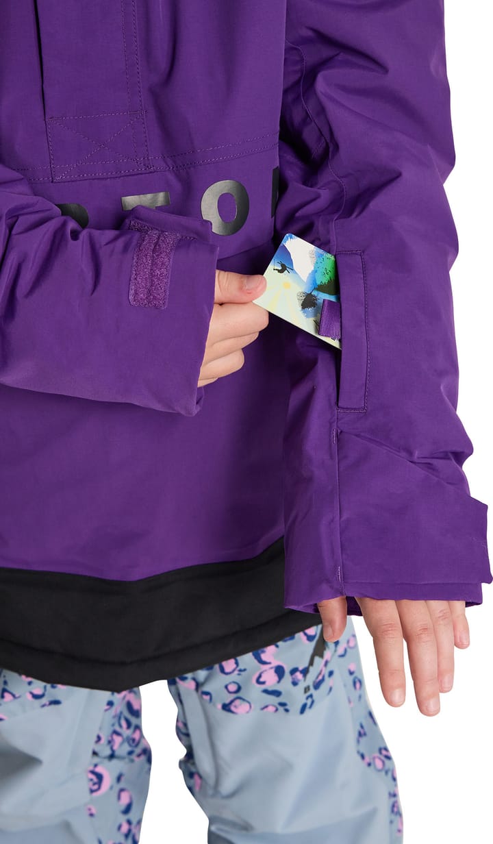 Burton Kids Frostner Anorak Imperial Purple/true Black Burton