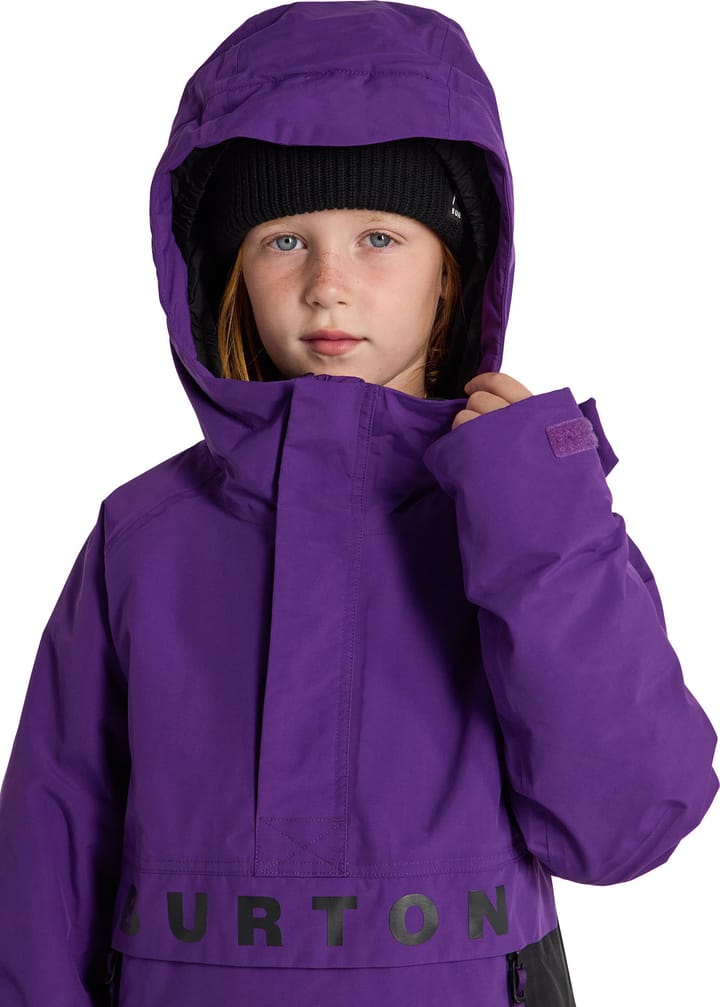 Burton Kids Frostner Anorak Imperial Purple/true Black Burton