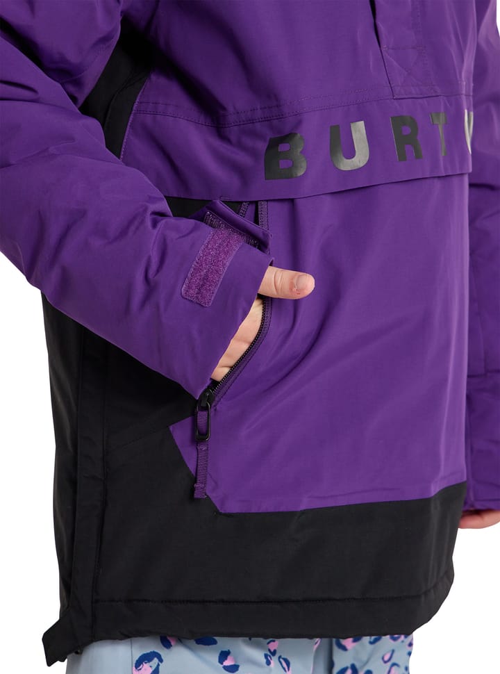 Burton Kids Frostner Anorak Imperial Purple/true Black Burton