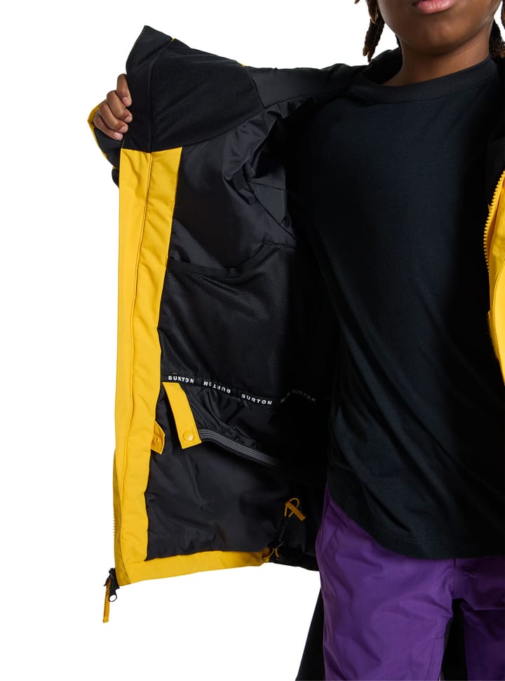 Burton Kids Ascutney Jacket Goldenrod/true Black Burton