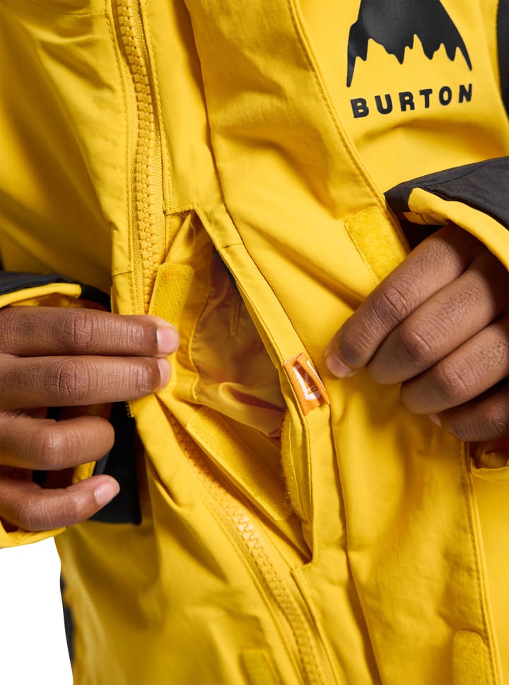 Burton Kids Ascutney Jacket Goldenrod/true Black Burton