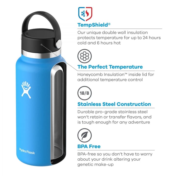 Hydro Flask Wide Mouth Flex 946 ml White Hydro Flask