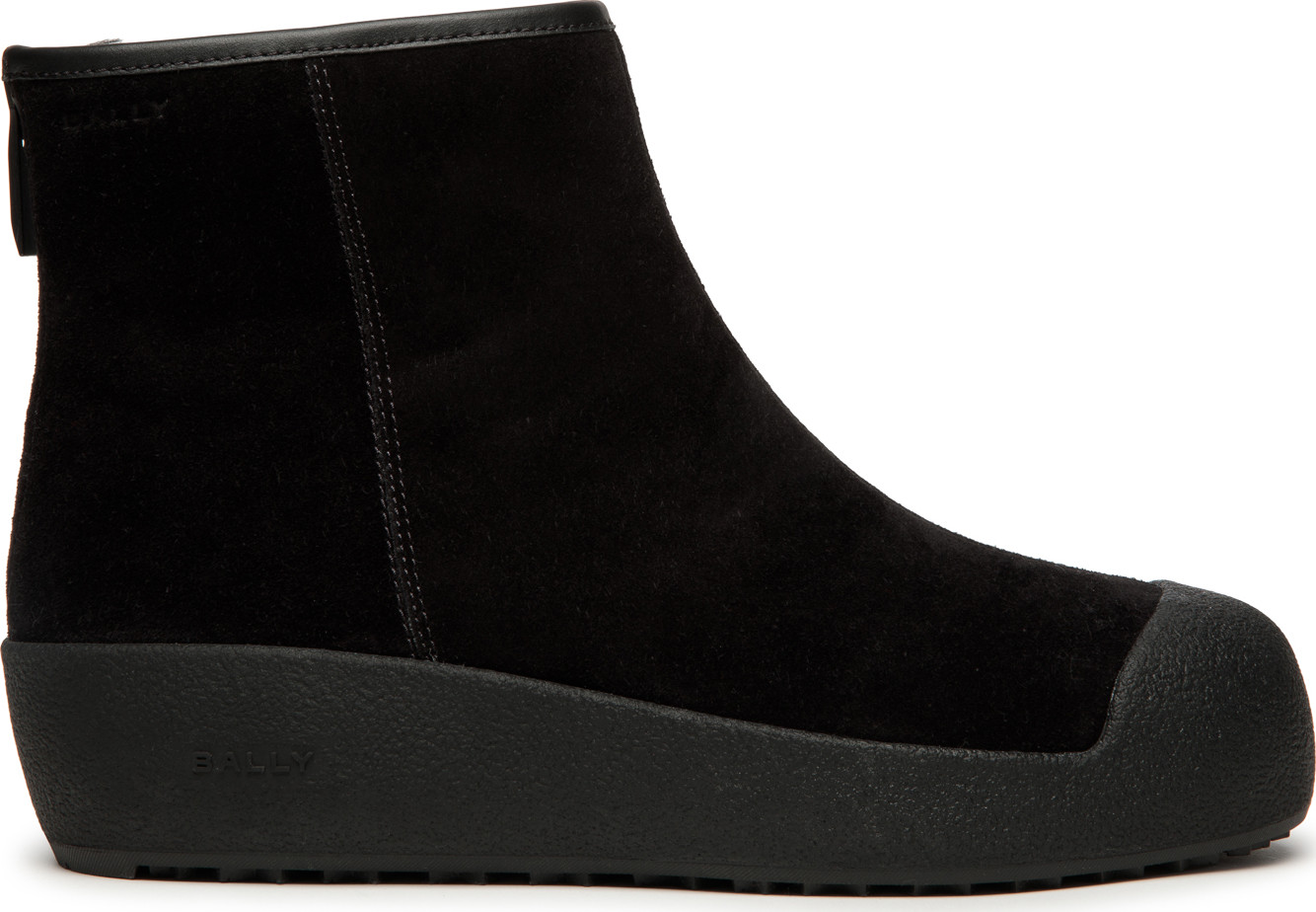 Bally Women’s Guard Iii L Suede Calf Black