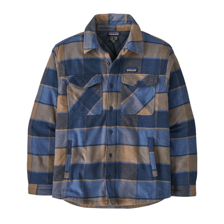 Patagonia Men's Lw Insulated Fjord Flannel Shirt William: Smolder Blue Patagonia