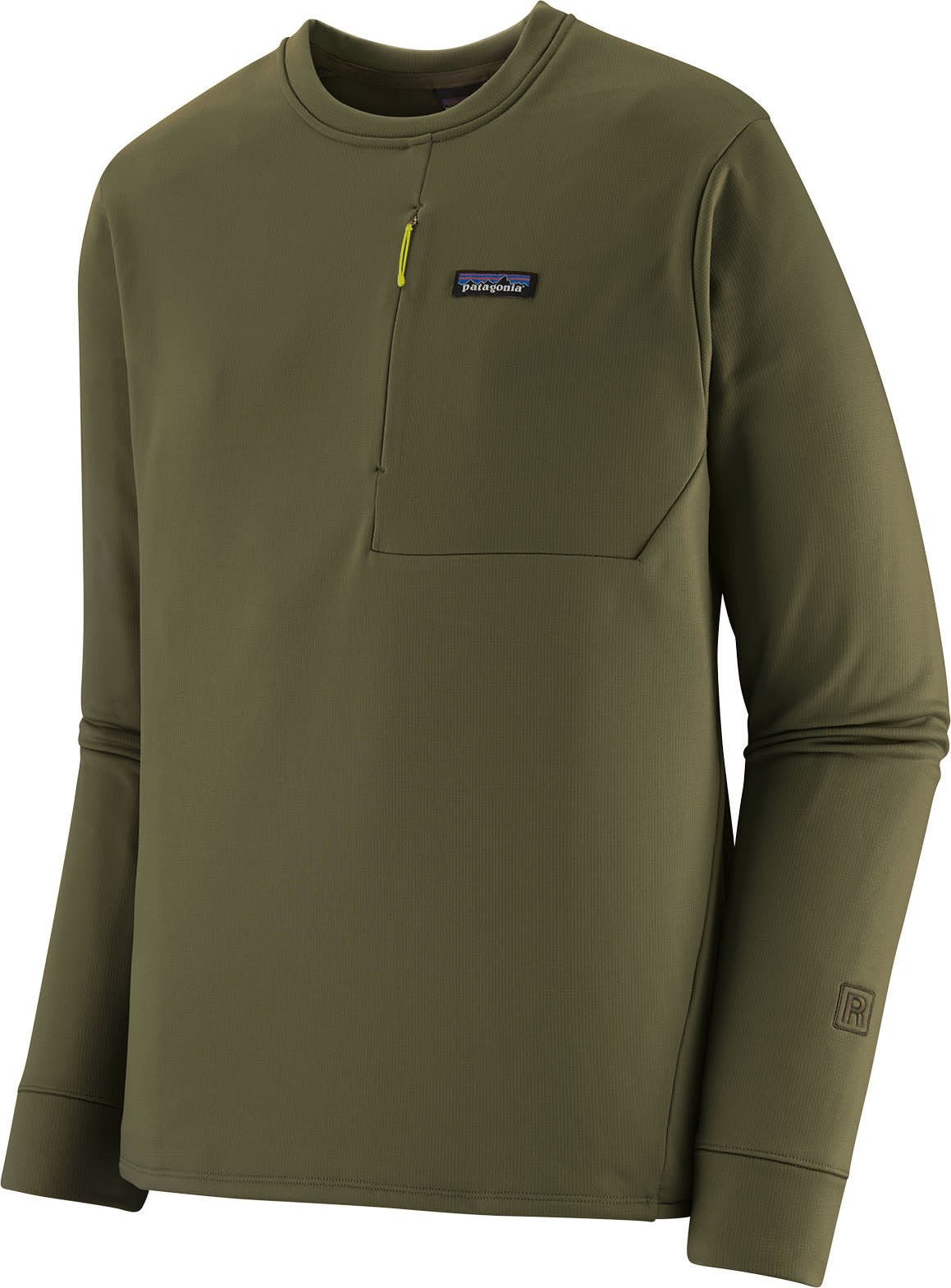 Patagonia Men’s R1 Thermal Crew Pine Needle Green