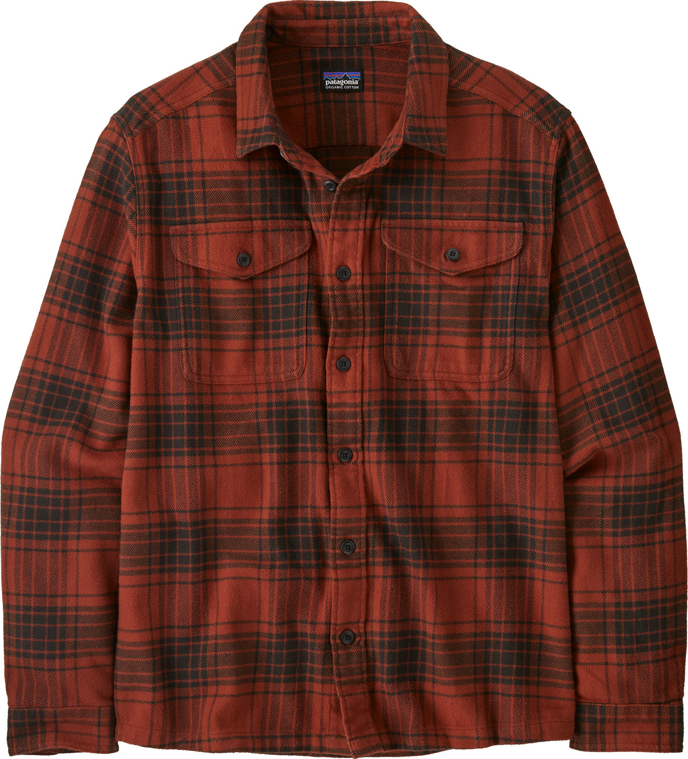 Patagonia Men’s Fjord Flannel Shirt Cascade/Burnished Red