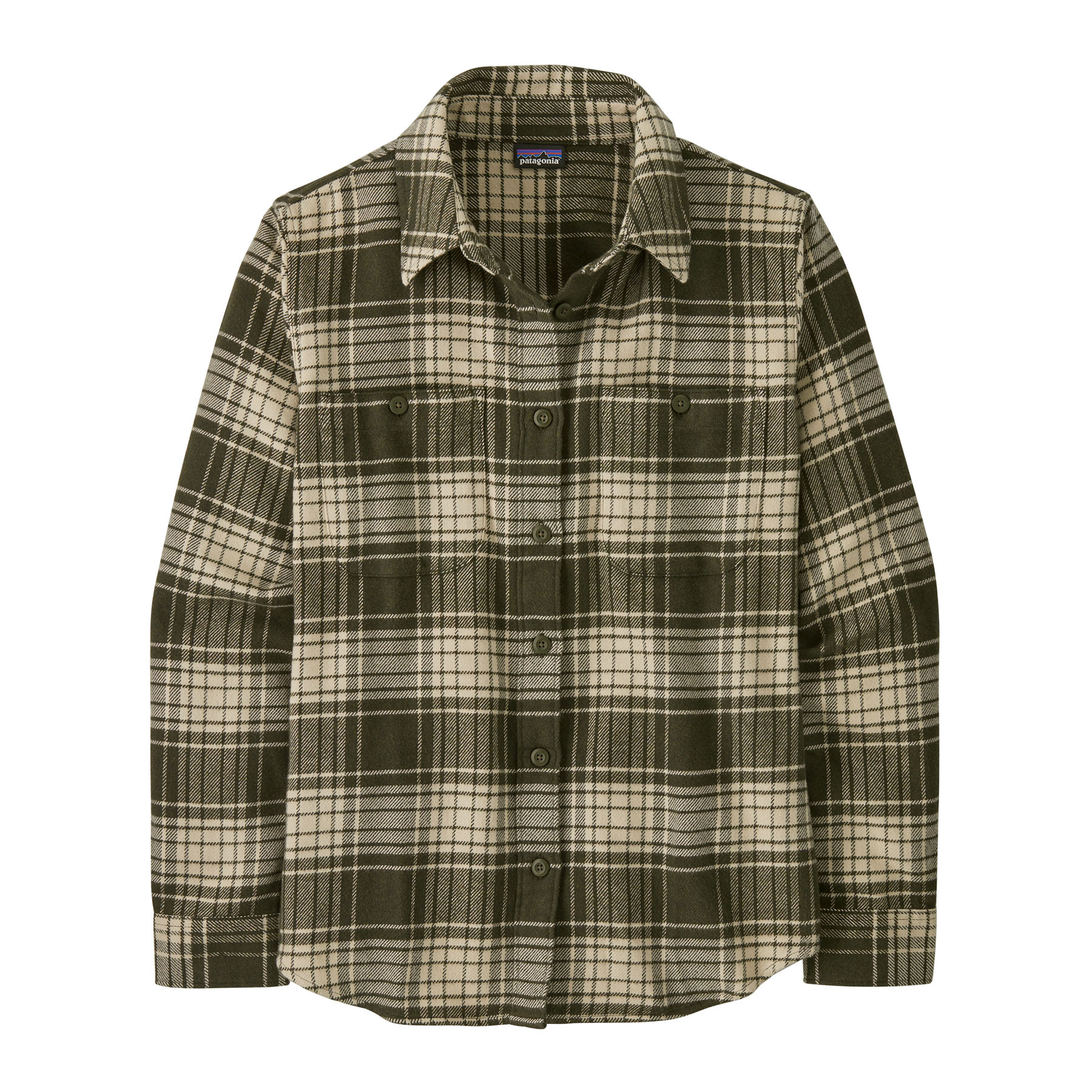 Patagonia Women’s Fjord Flannel Shirt Cascade/Pine Needle Green