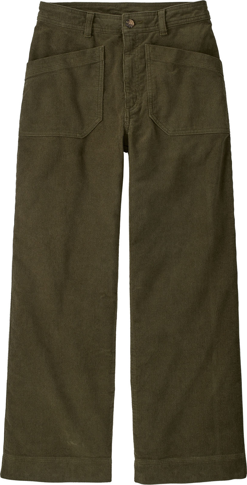 Patagonia Women’s Wide Leg Cord Pants Basin Green