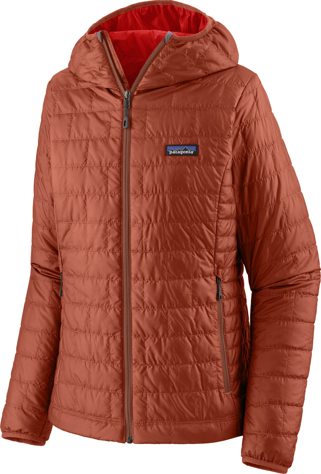 Patagonia Women's Nano Puff Hoody Burnished Red, L