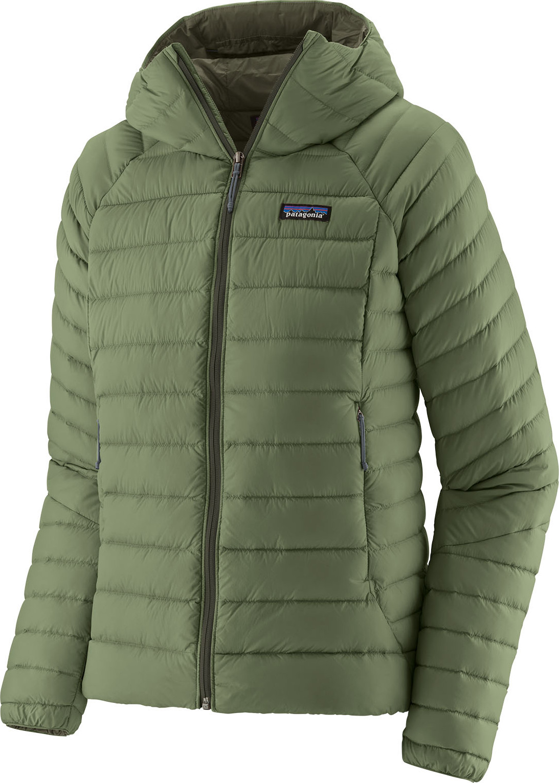 Patagonia Women’s Down Sweater Hoody Terrain Green