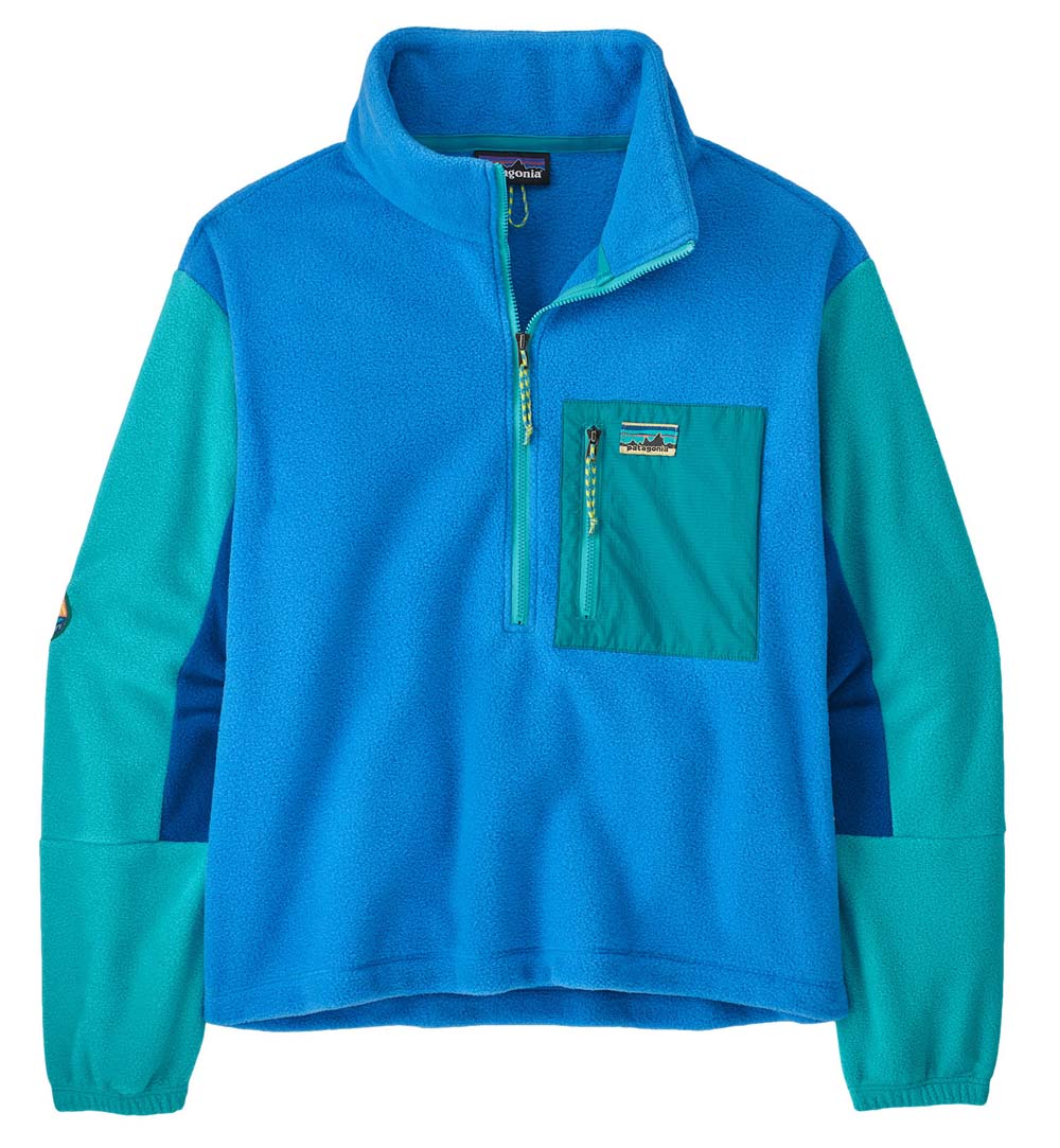 Patagonia Women’s Microdini 1/2 Zip Pull Over Vessel Blue