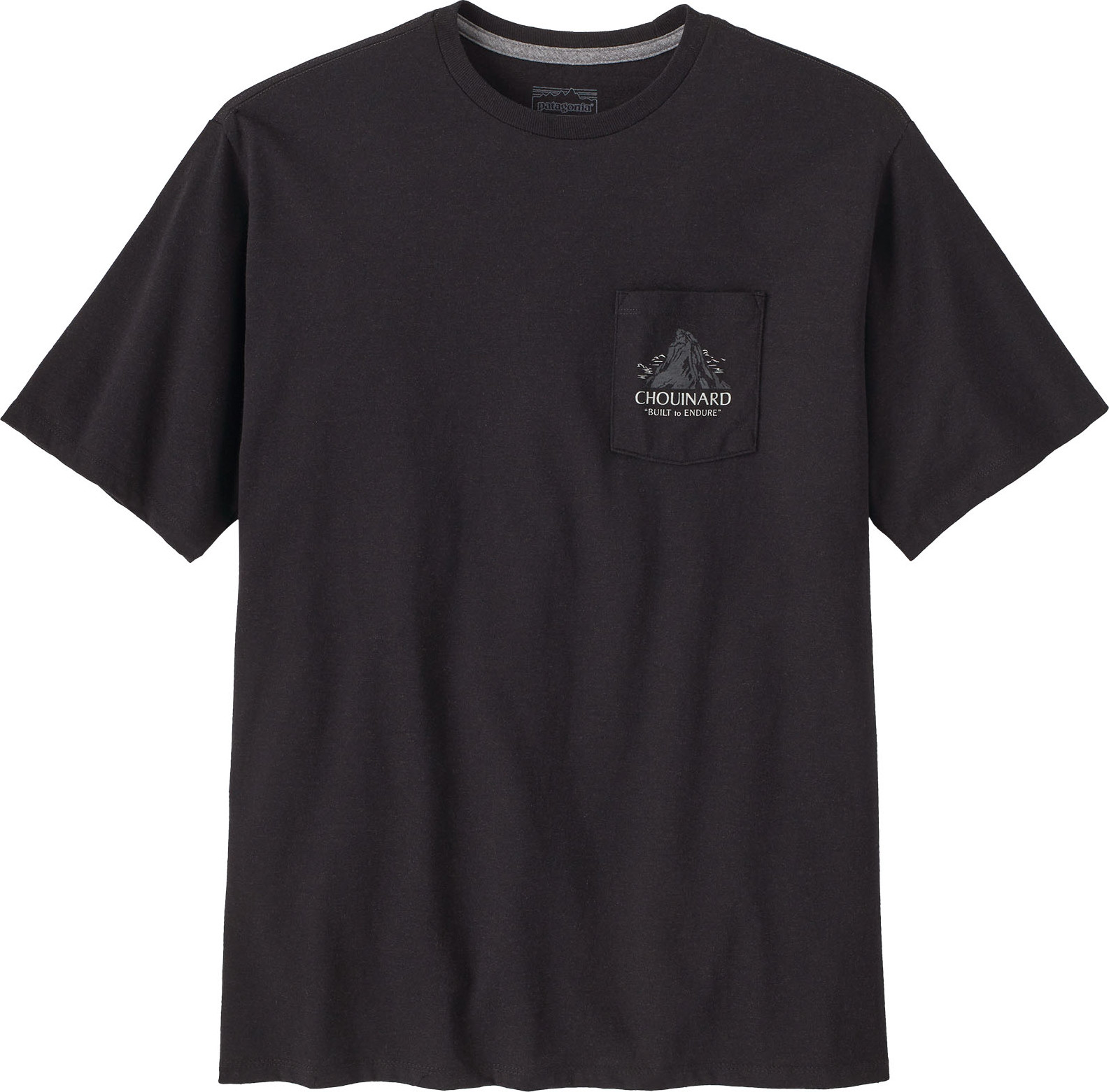 Patagonia Men’s Chouinard Crest Pocket Responsibili-Tee Ink Black