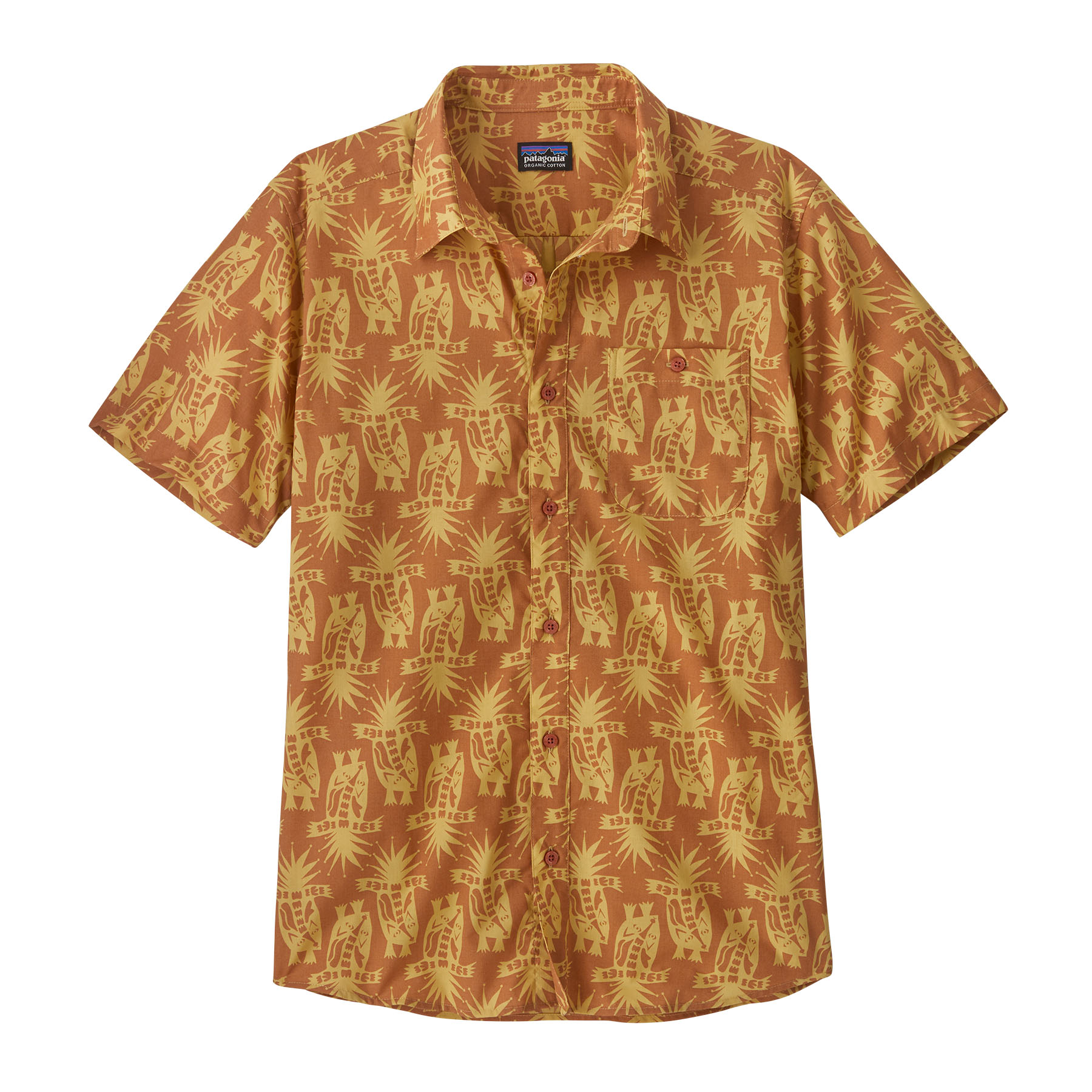 Patagonia Men’s Go To Shirt Skunks: Sienna Clay