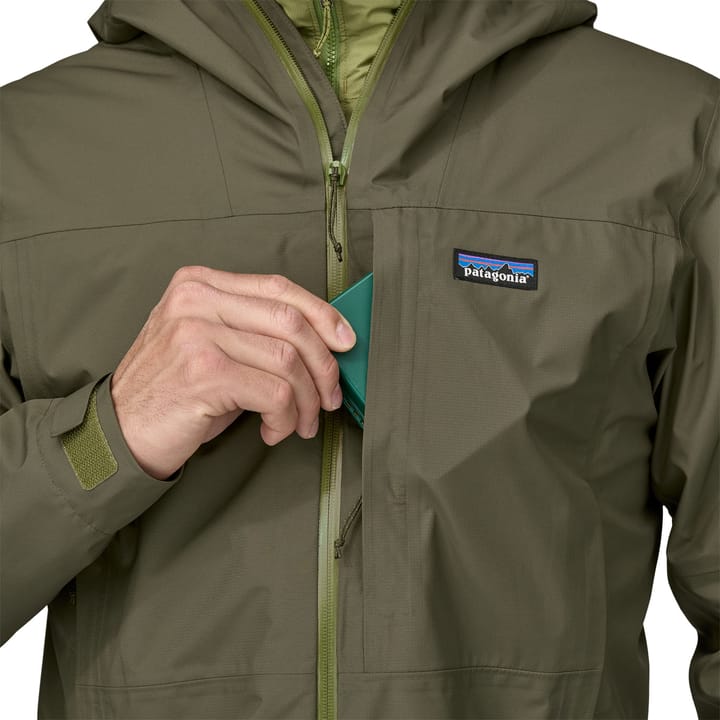 Patagonia Men's Boulder Fork Rain Jacket Basin Green Patagonia