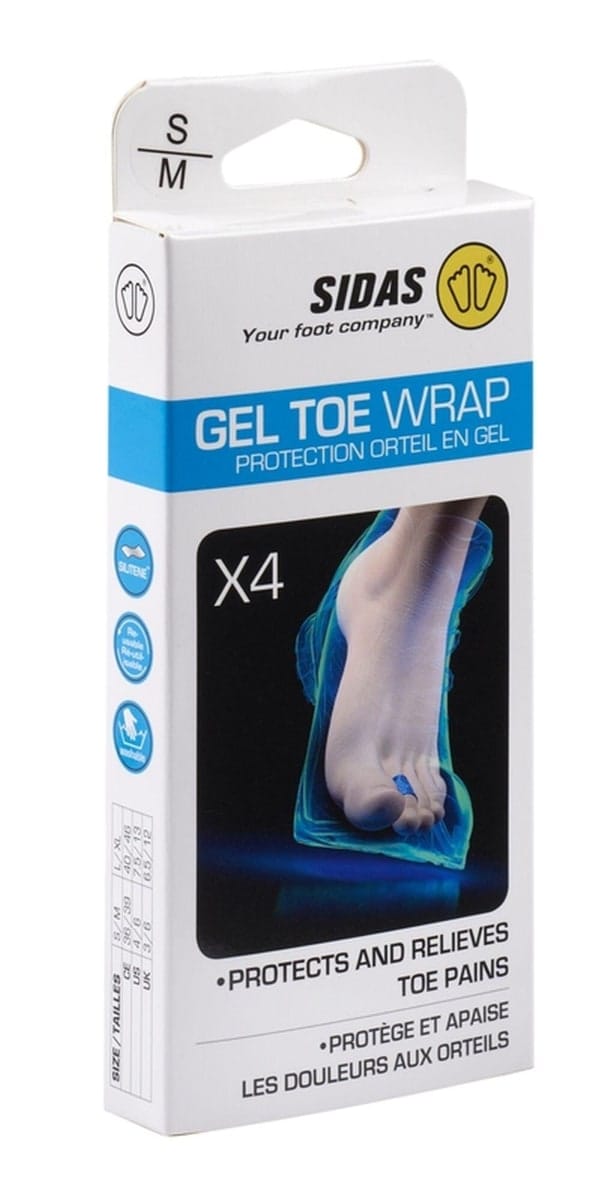 Sidas Gel Toe Wraps (X4) Blå Sidas