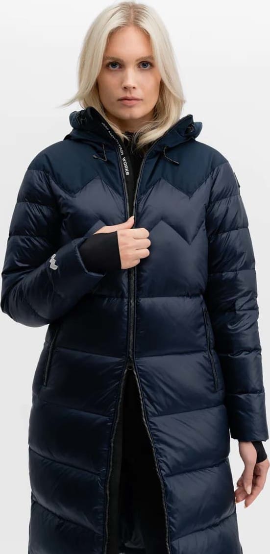 Mountain Works Women s Cocoon Down Coat Navy